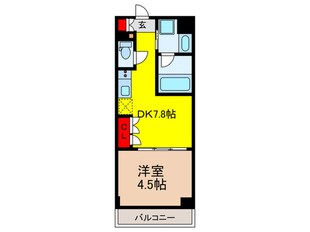 ﾌﾟﾗｳﾄﾞﾌﾗｯﾄ両国ｲｰｽﾄの物件間取画像